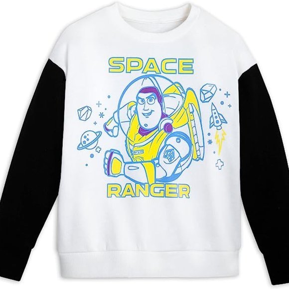 disney Other - Disney Pixar Buzz Lightyear Pullover Sweatshirt for Kids – Toy Story S (5/6)